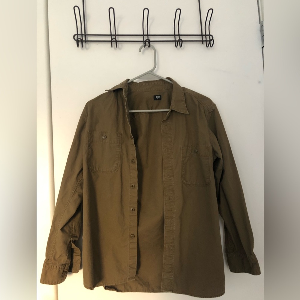 Uniqlo Oxford shirt. Brown